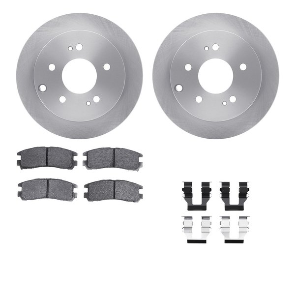 Dynamic Friction Co 6512-72233, Rotors with 5000 Advanced Brake Pads includes Hardware 6512-72233